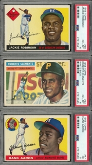 1953-1956 Topps Hall of Famers PSA-Graded Collection (6 Different)